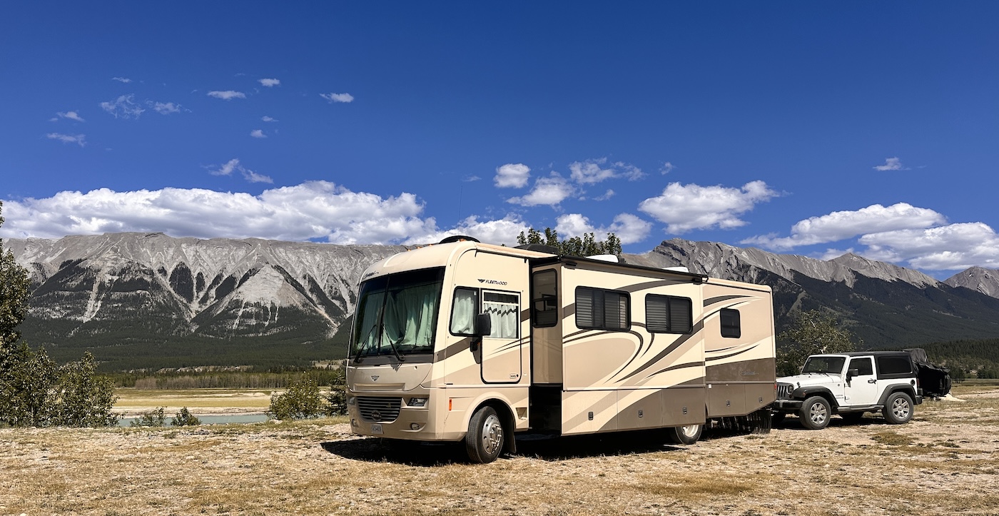 rv camping in alberta, canada